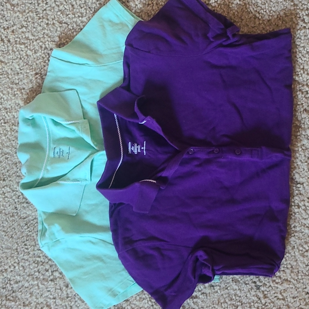 2 short sleeve pole tops